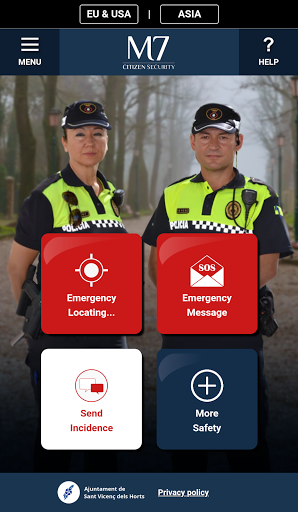 Android application Sant Vicenç Horts Security screenshort
