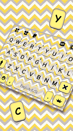 Color Chevron Keyboard Backgro