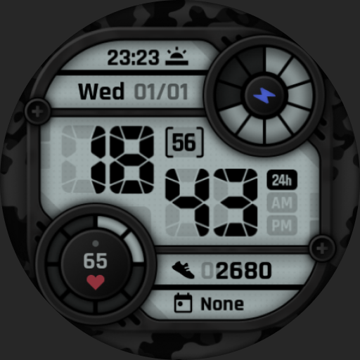 Camo LCD Watch Face