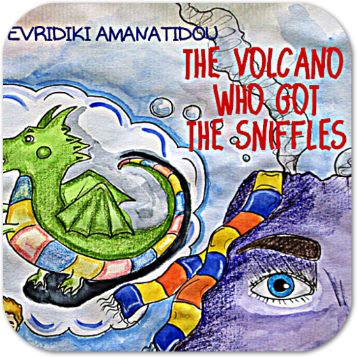 The volcano who…, E.Amanatidou logo