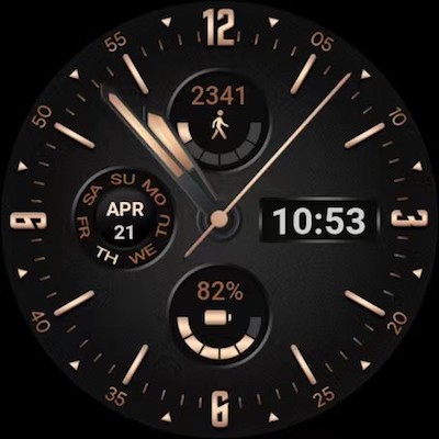 TicWatch  Golden rose