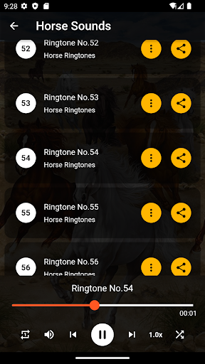 Horse Sounds Ringtones Screenshot 4 - AppWisp.com