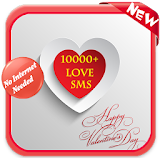 10000 love sms icon