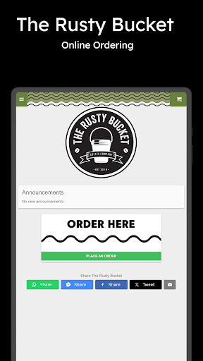 The Rusty Bucket Cafe