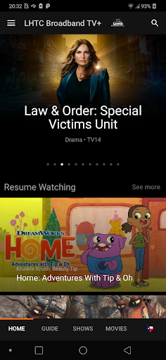 LHTC Broadband TV+ Screen 2
