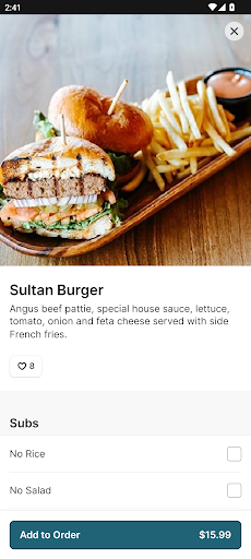 Sultan Kebab & Falafel Screen 3