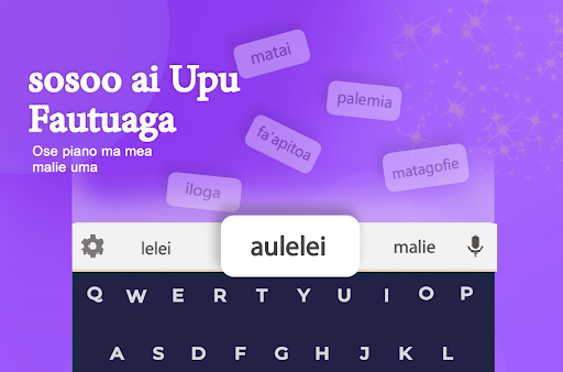 Samoan Keyboard Screen 2
