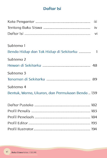 Buku Kelas 1 Tema 7 K13 Screen 2