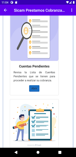 Sicam Prestamos Cobranza Movil Screen 2
