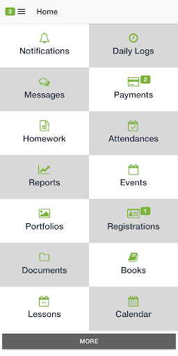 Android application School2me screenshort