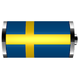 Sweden: Flag Battery Widget icon