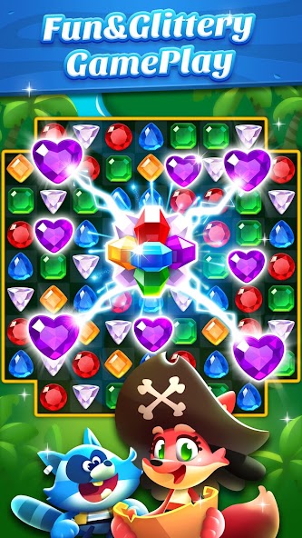 Jewel Pirate :  Match 3 8.9.1 APK + Mod (Remove ads / Unlimited money) for Android