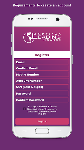 ALF Customer App Screen 2