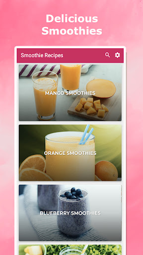 Smoothie Recipes Screenshot 1 - AppWisp.com