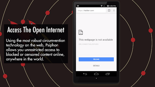 Psiphon Pro Mod Apk Latest Version Download Free (Subscribed) Gallery 1