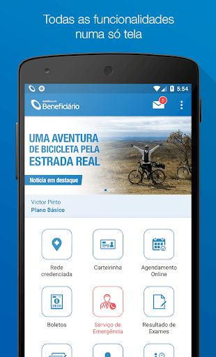 Android application Mobile Saúde Beneficiário screenshort