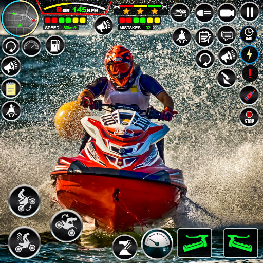 Doodle Speed Boat Stunt Race - Free Jet Ski Racing Game by 12