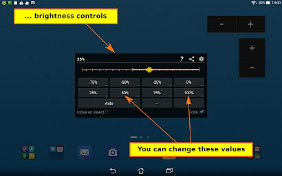 Brightness Control & Dimmer