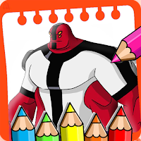 coloring ben heroes 10 ultimate