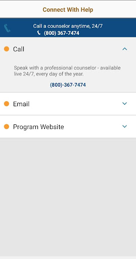 Android application StudentLife screenshort