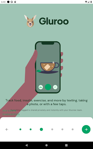 Screenshot of Gluroo: Diabetes Log Tracker