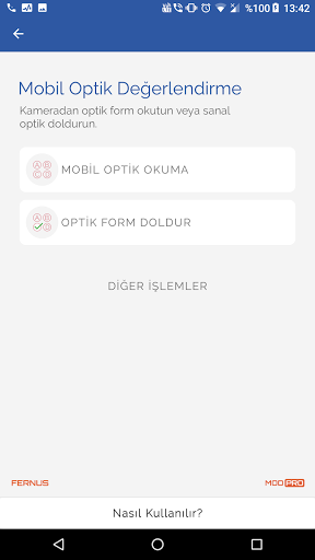 Özgün Optik Okuma Screen 2