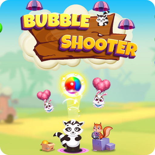 Raccoon Bubble Shooter logo
