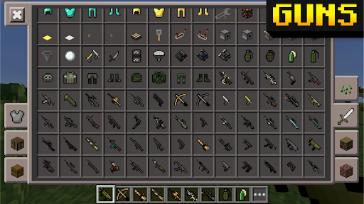 Android application Weapons for minecraft screenshort
