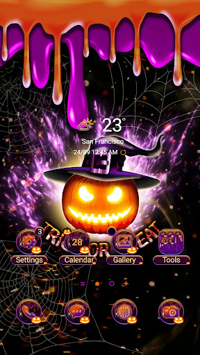 Android application Melting Pumpkin - Wallpaper screenshort