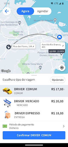 Capao da Canoa Driver Cliente Screen 3