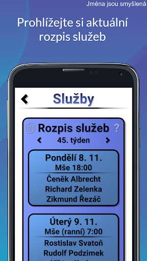 Android application iMinistrant screenshort