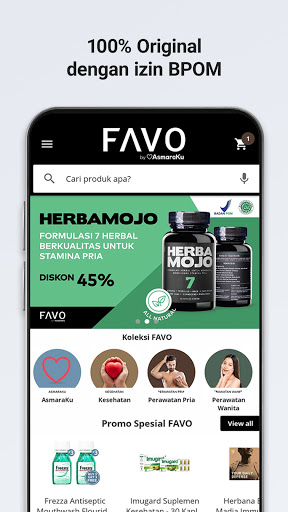 FAVO - Health & Wellness Store Screen 3