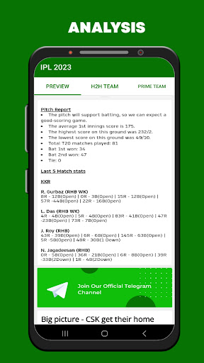 PI - Fantasy Team Prediction Screen 3