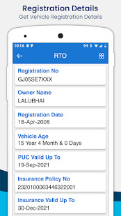 RTO Vehicle Information 8.6 APK screenshots 2