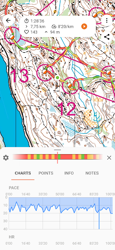 Control Orienteering Analysis Screen 2