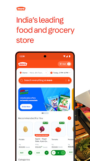 Android application More: Grocery Delivery screenshort