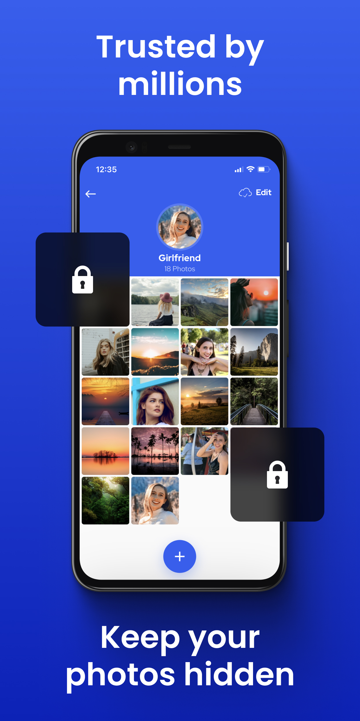 Android application Private Photo Vault - Hide Private Photos & Videos screenshort