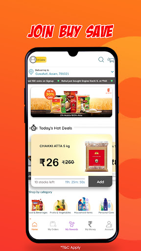 Gobillion | Online Grocery App Screen 2