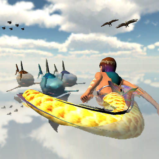 Mermaid Simulator Sea Queen 3d logo