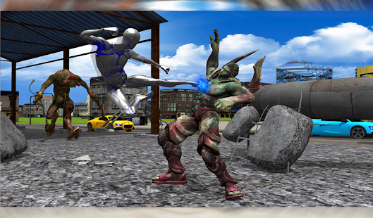 Silver Hero Fighter Screenshot