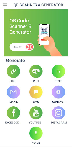 QR Barcode Scanner & Generator Screen 3