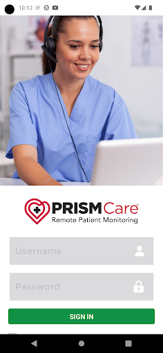 Android application Prism Care screenshort
