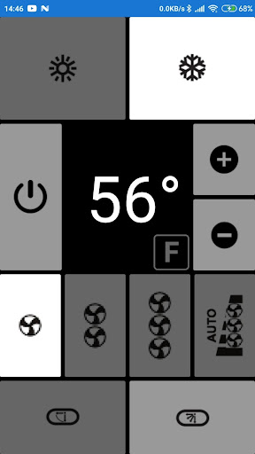 Android application Remote Daewoo AC No settings! screenshort