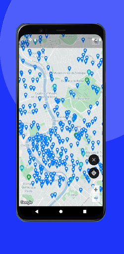 Android application Fontaine d'eau publique Rome screenshort