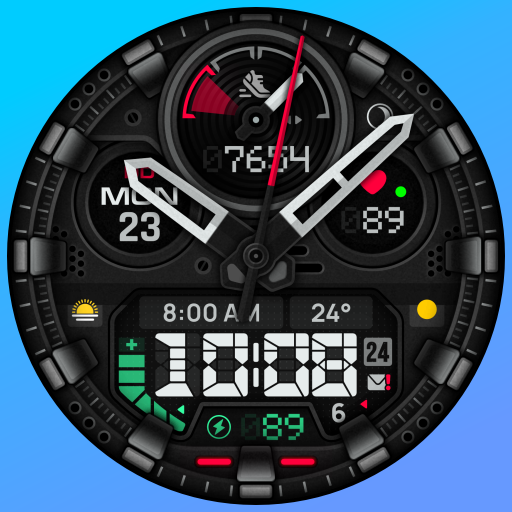 SH088 Watch Face, WearOS watch icon