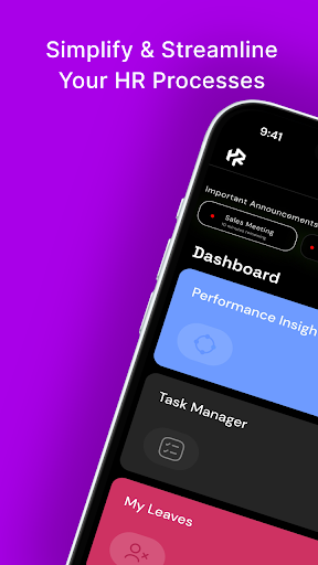 Android application HR Console screenshort