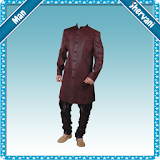 Man Sherwani Photo Suit icon