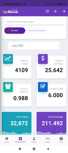 UpShrink: Shrink, Share & Earn Screen 3