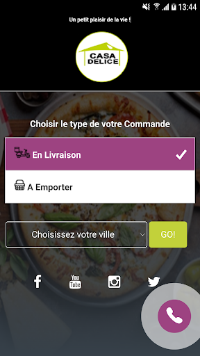 Android application Casa Delice Reims screenshort