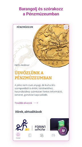 Android application Pénzmúzeum screenshort